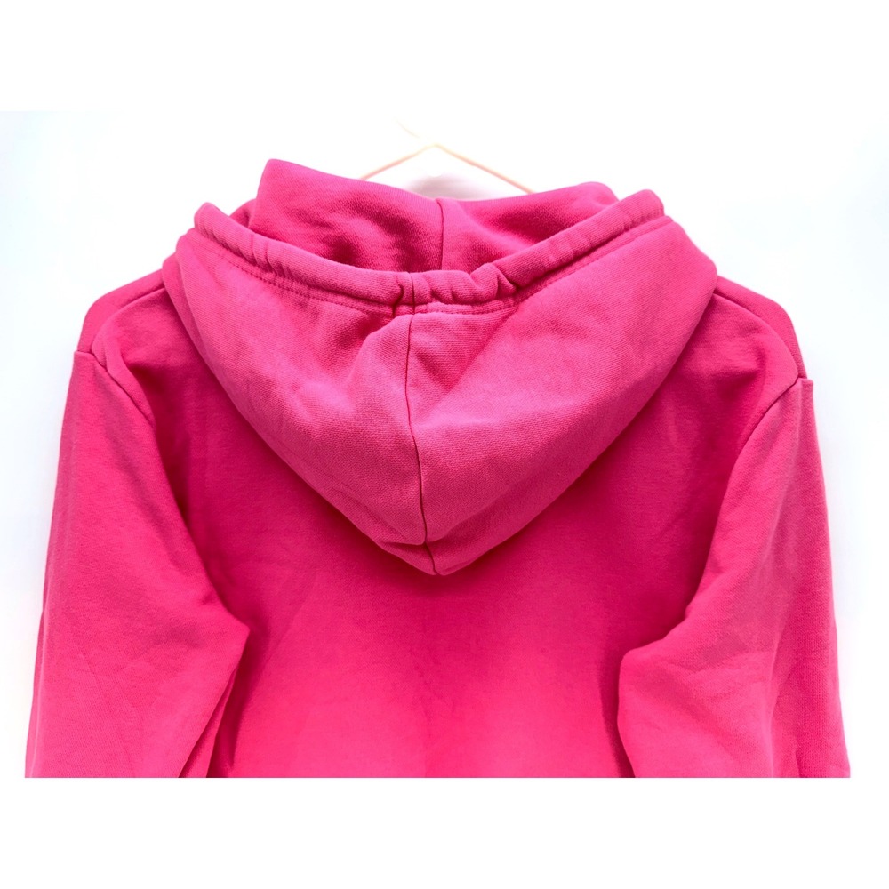 Kappa Pink Cropped Logo Hoodie Sz XS Streetwear Athleisure Y2K Baddie Sweatshirt - Picture 10 of 10